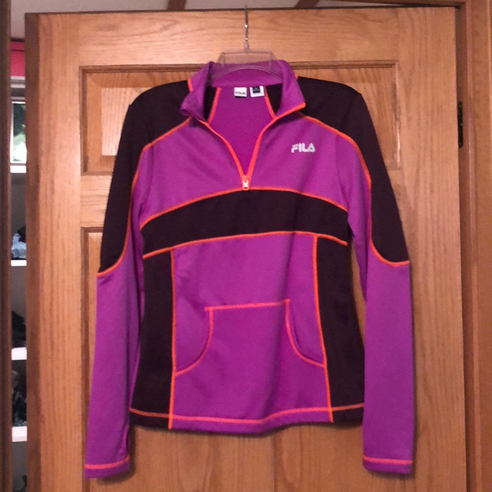 NWOT 3/4 fleece zip